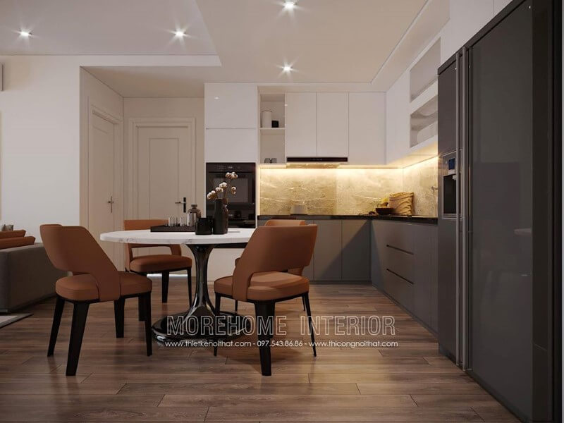 Không gian nội thất phòng bếp hiện đại, cao cấp Thiết kế nội thất phòng bếp