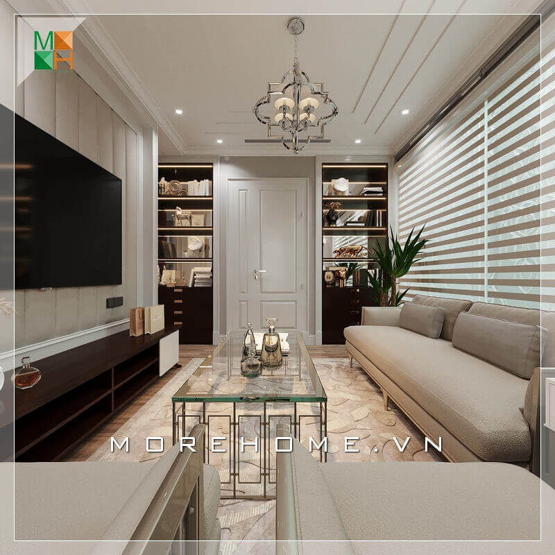 Một phòng khách tân cổ điển đẹp sẽ phải thể hiện được rõ nhất tính năng của nó bằng cách lựa chọn nội thất thông minh và lựa chọn màu sắc phù hợp nhất đối với thiết kế ngôi nhà. Chia sẻ các mẫu thiết kế phòng khách tân cổ điển tiện nghi