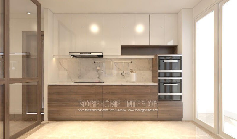 Tổng hợp các mẫu tủ bếp đẹp hiện đại, tủ bếp An Cường cao cấp