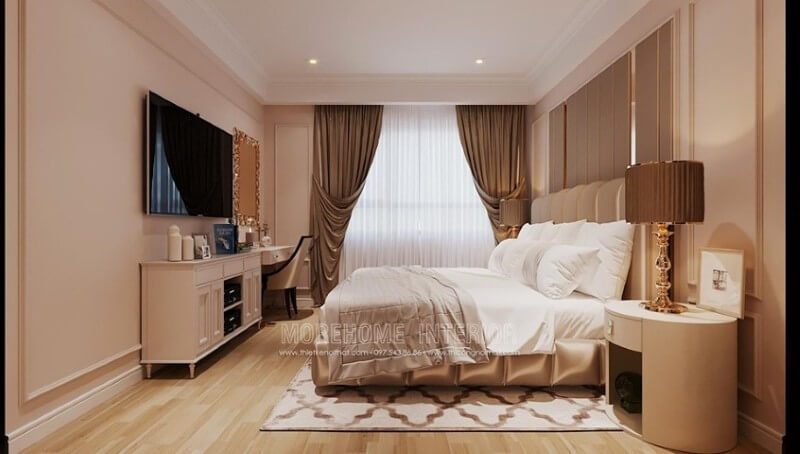 Thiết kế nội thất phòng ngủ chung cư đẹp